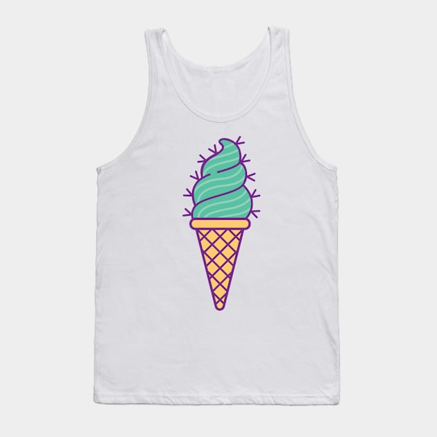 Succulent Ice Cream Tank Top by Millusti